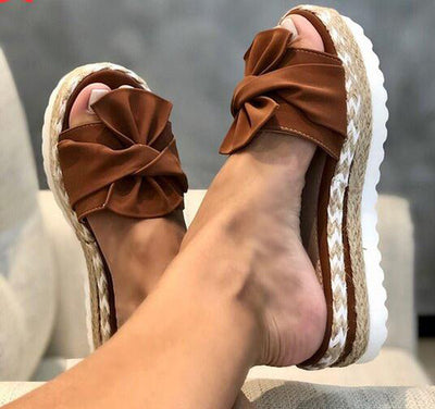 Sandalias Plataforma con Moño de Cáñamo para Mujer - Image 12