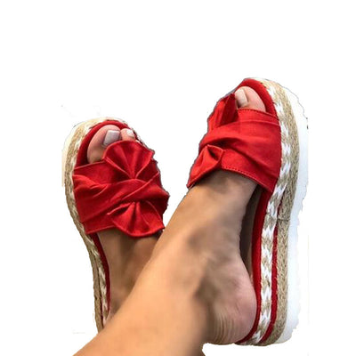 Sandalias Plataforma con Moño de Cáñamo para Mujer - Image 13