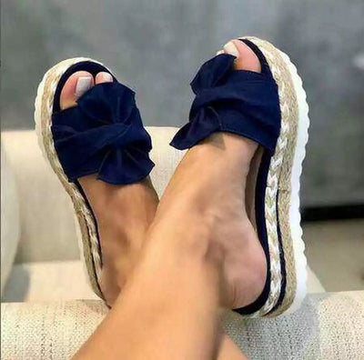 Sandalias Plataforma con Moño de Cáñamo para Mujer - Image 10