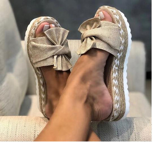 Sandalias Plataforma con Moño de Cáñamo para Mujer - Image 15
