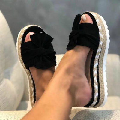 Sandalias Plataforma con Moño de Cáñamo para Mujer - Image 5