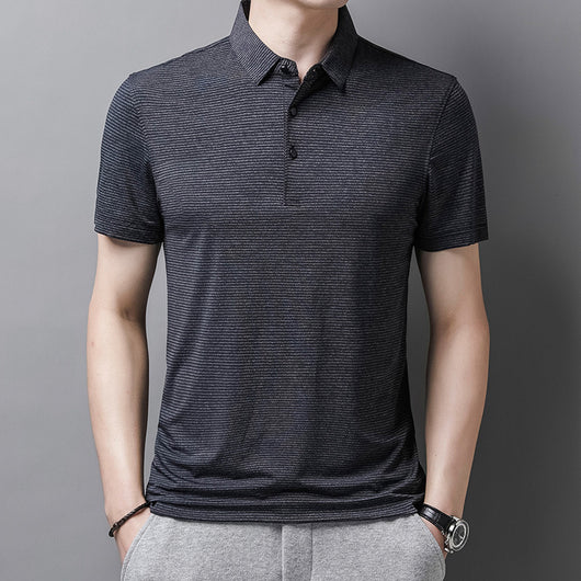 Polo Deportivo de Rayas Chu - Comodidad y Estilo para Golf - Image 4