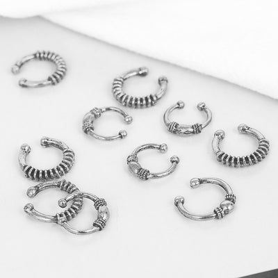 Anillo de Metal para Trenzas Hip Hop - Accesorios de Cabello - Image 7
