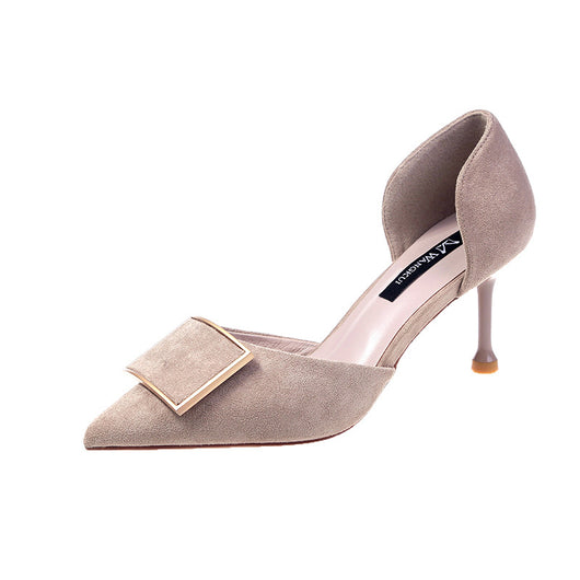 Tacones Altos Stiletto con Hebilla Cuadrada - Diseño Femenino y Elegante - Image 10