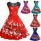 Vestido de Encaje Navideño Elegante