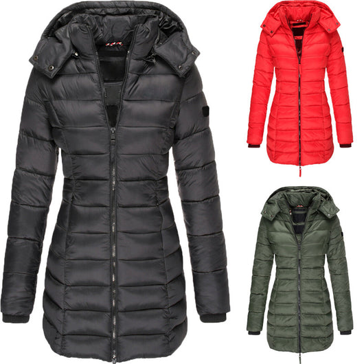 Chaqueta Acolchada Slim Fit de Largo Medio