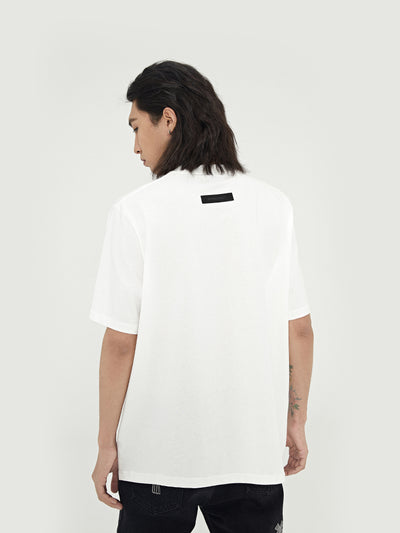 Camiseta de Algodón Básica Multicolor - Corte Irregular - Image 8