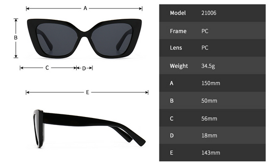White cat-eye frame sunglasses with dark lenses, featuring a vintage-inspired design. - Image 5