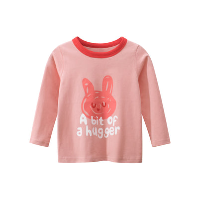 Blusa Infantil de Manga Larga Estilo Coreano para Niñas - Image 3