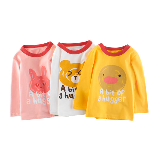 Blusa Infantil de Manga Larga Estilo Coreano para Niñas