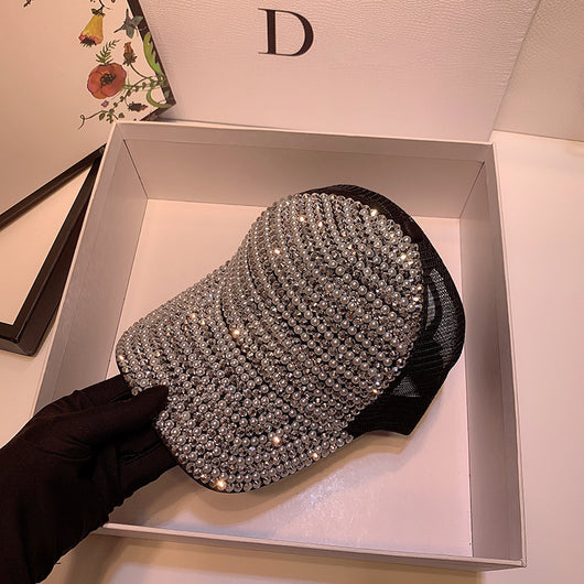 Gorra Casual con Perlas y Strass Brillante - Image 12