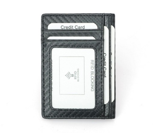 Cartera Minimalista de Fibra de Carbono para Hombre