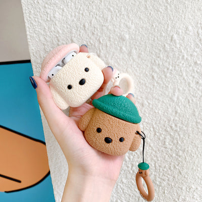 Funda Protectora para AirPods con Diseño de Perrito Cartoon - Image 3
