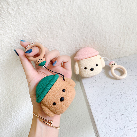 Funda Protectora para AirPods con Diseño de Perrito Cartoon - Image 2
