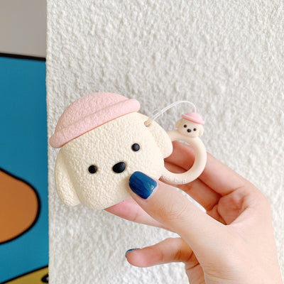 Funda Protectora para AirPods con Diseño de Perrito Cartoon - Image 4