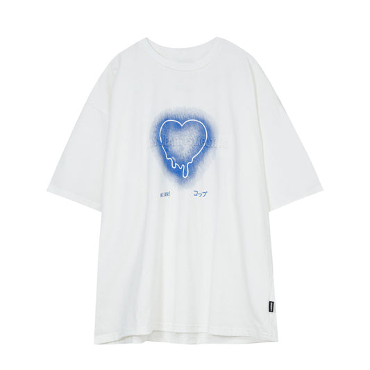 Camiseta Love Tie Dye con Letras 3D - Diseño Versátil de Manga Corta
