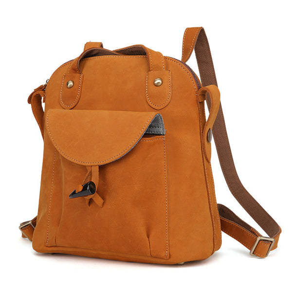 Mochila de Cuero Genuino para Mujer - Diseño Fashion en Piel Premium
