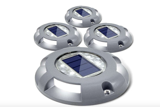 Luz Solar Bicolor para Jardín y Pasillo - Iluminación de Suelo Automática