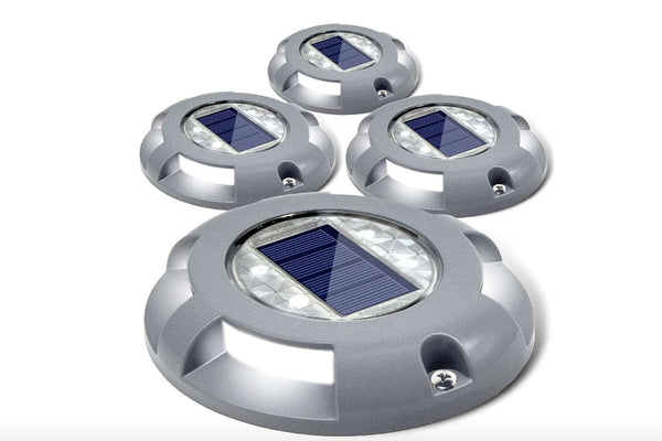 Luz Solar Bicolor para Jardín y Pasillo - Iluminación de Suelo Automática