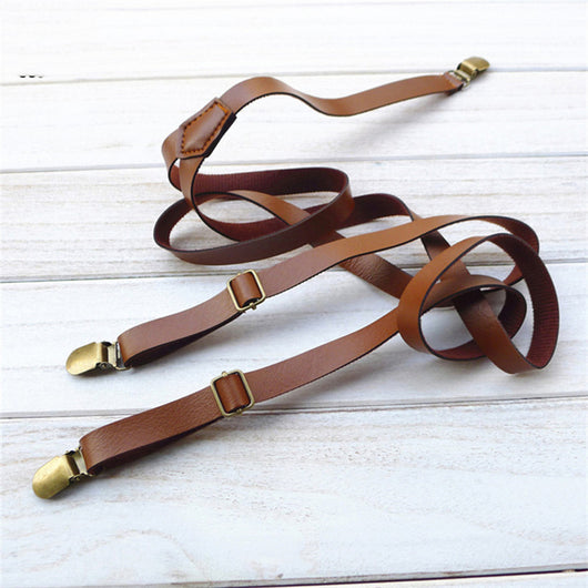 Tirantes Unisex de Cuero Sintético Elegantes - Diseño Minimalista y Versátil - Image 11