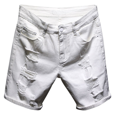 Shorts Casuales para Hombre con Cierre de Cremallera - Algodón Ligero Verano - Image 8
