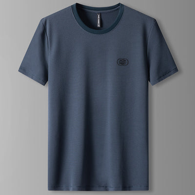 Camiseta Hombre Talla Extra Grande Tela Sedosa Transpirable - Image 8