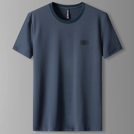Camiseta Hombre Talla Extra Grande Tela Sedosa Transpirable - Image 8