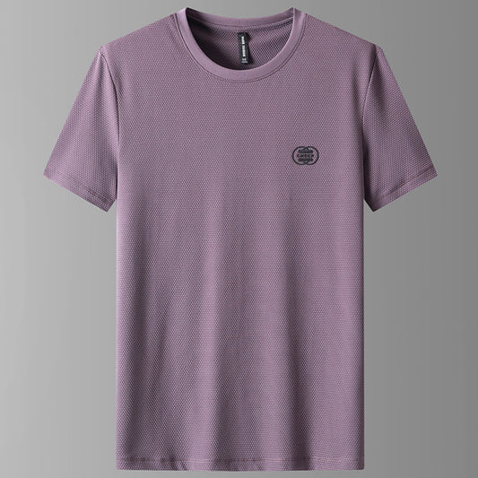 Camiseta Hombre Talla Extra Grande Tela Sedosa Transpirable