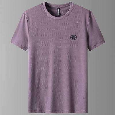 Camiseta Hombre Talla Extra Grande Tela Sedosa Transpirable