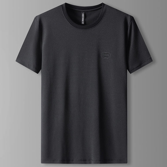 Camiseta Hombre Talla Extra Grande Tela Sedosa Transpirable