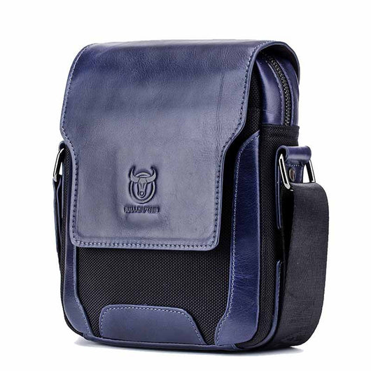 Bolsa Bandolera de Cuero Genuino con Diseño Diagonal - Image 9