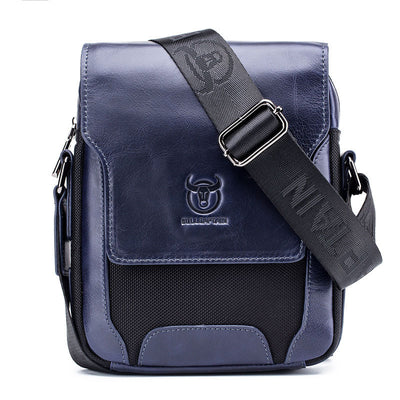 Bolsa Bandolera de Cuero Genuino con Diseño Diagonal - Image 4