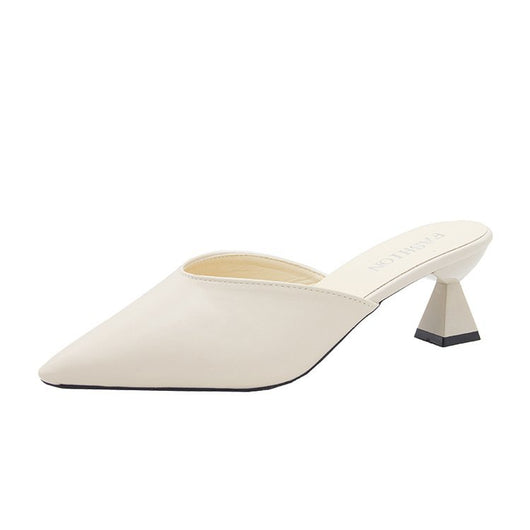Zapatos Cómodos de Tacón Medio con Punta Afilada y Suela Gruesa - Image 3
