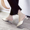 Zapatos Cómodos de Tacón Medio con Punta Afilada y Suela Gruesa