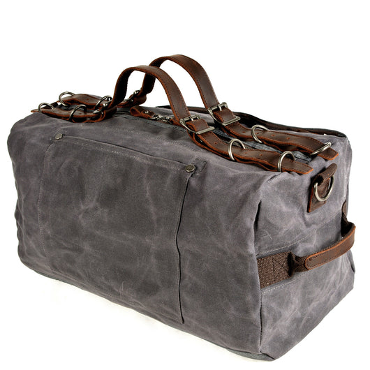 Bolso de Lona Encerada Gruesa con Efecto Vintage - Image 10