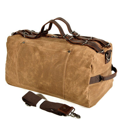 Bolso de Lona Encerada Gruesa con Efecto Vintage - Image 12