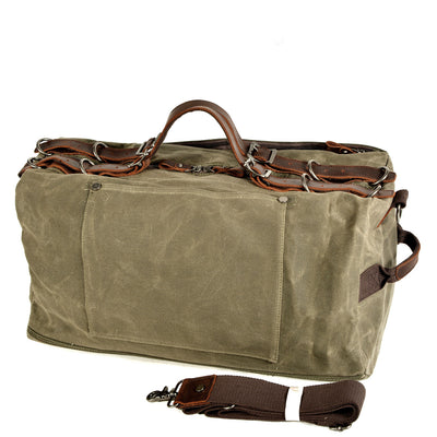 Bolso de Lona Encerada Gruesa con Efecto Vintage - Image 7