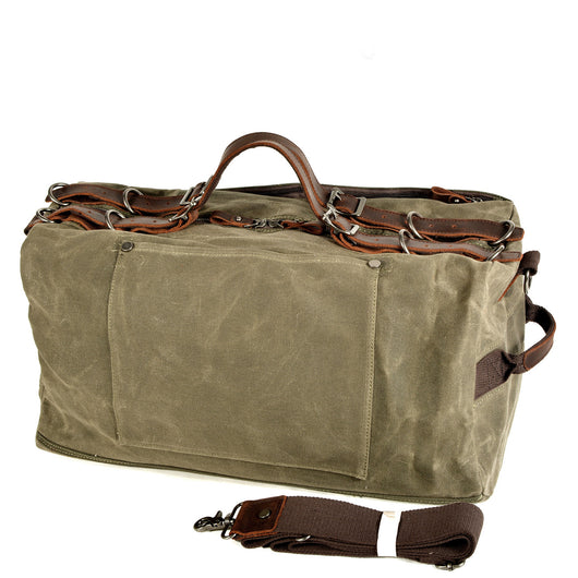 Bolso de Lona Encerada Gruesa con Efecto Vintage - Image 7