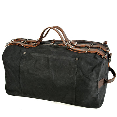 Bolso de Lona Encerada Gruesa con Efecto Vintage - Image 2