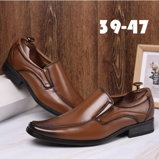 Zapatos de Vestir Ejecutivo para Hombre Talla Grande - Comodidad y Elegancia Clásica - Image 8