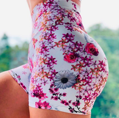 Pantalones Deportivos de Cintura Alta Tres Cuartos para Yoga y Running - Image 2