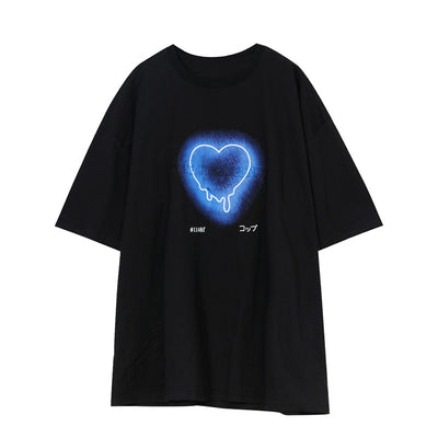 Camiseta Love Tie Dye con Letras 3D - Diseño Versátil de Manga Corta - Image 5