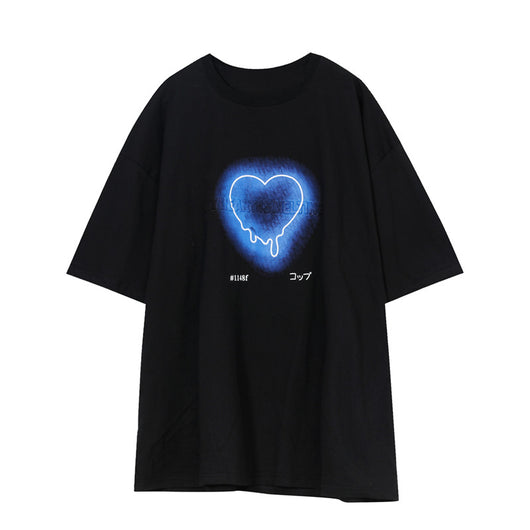 Camiseta Love Tie Dye con Letras 3D - Diseño Versátil de Manga Corta - Image 5