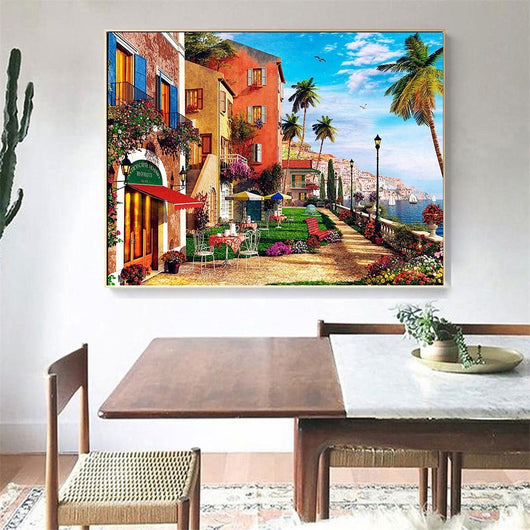 Pintura de Diamantes 5D Paisaje Marino Completo - Bordado de Cristales - Image 10