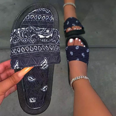 Pantuflas Casuales Cómodas con Suela Plana para Mujer - Image 11