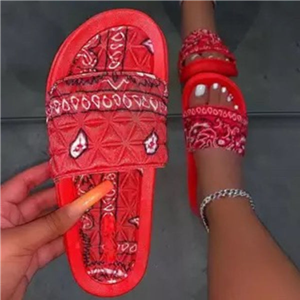 Pantuflas Casuales Cómodas con Suela Plana para Mujer