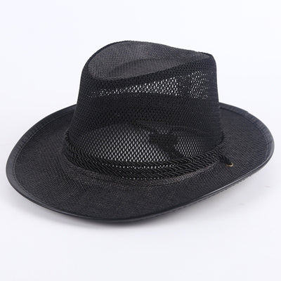 Sombrero Vaquero de Paja para Hombre - Protección Solar Playa y Verano - Image 7