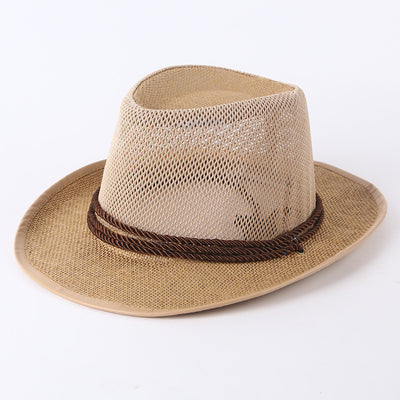 Sombrero Vaquero de Paja para Hombre - Protección Solar Playa y Verano - Image 10