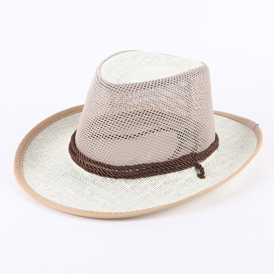 Sombrero Vaquero de Paja para Hombre - Protección Solar Playa y Verano - Image 4