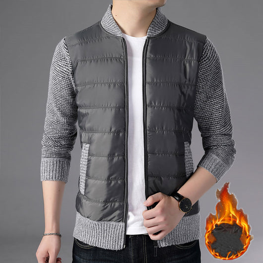 Cardigan de Cuello Mao Tejido para Hombre - Image 4
